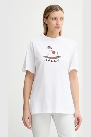 Bally Bavlněné tričko barva, WJE07O