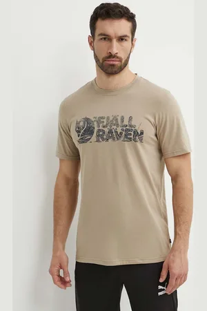 Fjällräven Tričko Lush Logo T-shirt barva, s potiskem, F12600219