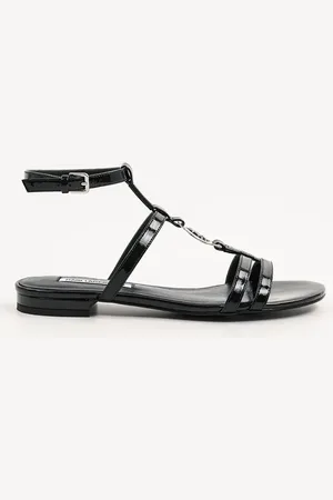 Karl Lagerfeld Kožené sandály ALISSO dámské, barva, KL82525