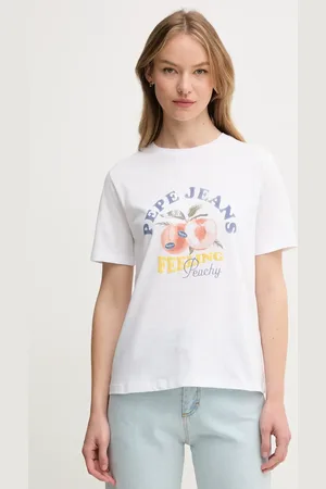 Pepe Jeans Bavlněné tričko VENUSA barva, PL506056
