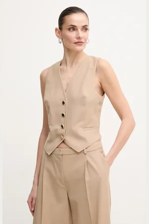 Guess Vesta s příměsí vlny IRINA barva, jednořadá, 5GGN06 7294A