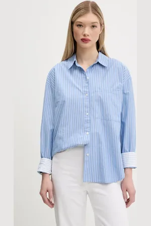 Abercrombie & Fitch Bavlněná košile barva, relaxed, s klasickým límcem, KI140-5059