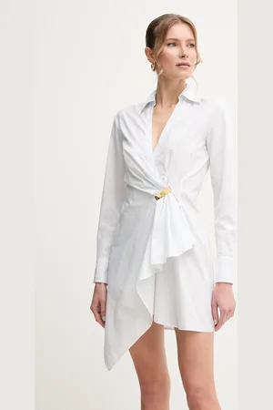 Elisabetta Franchi Bavlněné šaty barva, mini, AB72551E2