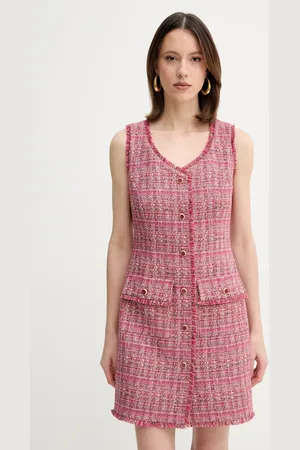 Guess Šaty CLAUDIA barva, mini, 5GGK17 7302A