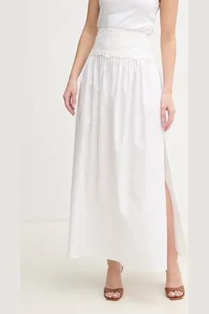 ERMANNO SCERVINO Bavlněná sukně barva, maxi, D464O605OVZ