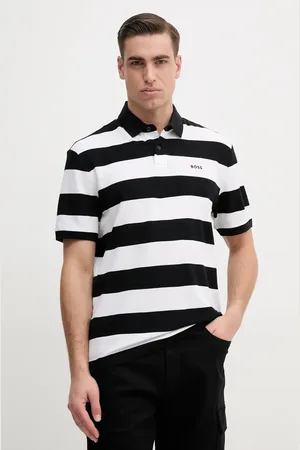 HUGO BOSS Bavlněné polo tričko barva, 50508327