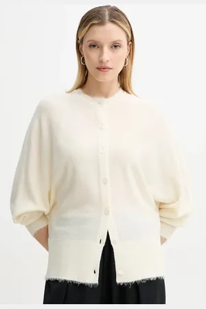 By Malene Birger Vlněný kardigan SAO dámský, barva, lehký, 103337