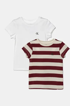Calvin Klein Dětské bavlněné tričko 2-pack barva, IG0IG02741