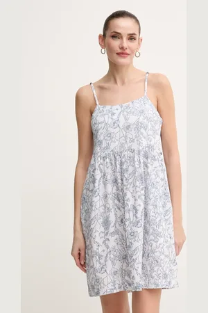 Pepe Jeans Lněné šaty DIVINA barva, mini, PL953702