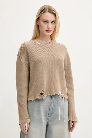 Maison Margiela Bavlněný svetr dámský, barva, S52HL0036
