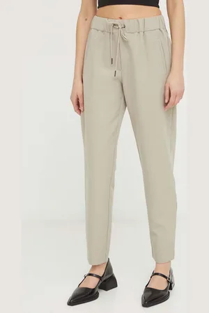 Bruuns Bazaar Kalhoty dámské, barva, high waist