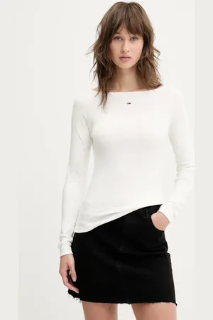 Tommy Hilfiger Tričko s dlouhým rukávem šedá barva, DW0DW21350
