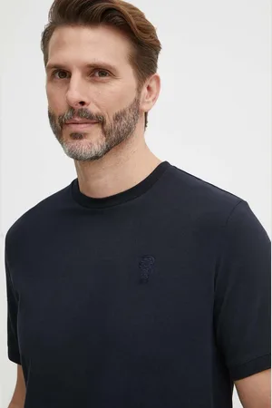 Karl Lagerfeld Tričko tmavomodrá barva, 542221.755055