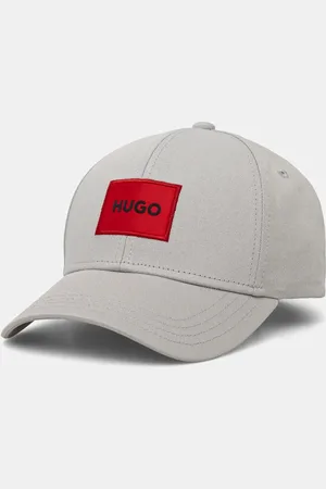 HUGO BOSS Bavlněná baseballová čepice černá barva, s aplikací, 50492745
