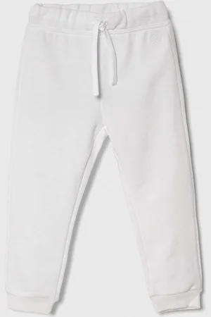 Benetton Dětské bavlněné tepláky barva
