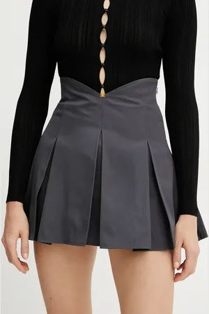 Elisabetta Franchi Bavlněná sukně barva, mini, áčková, GO11552E2