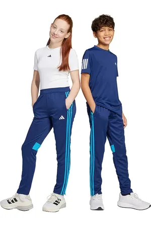 adidas Dětské tepláky tmavomodrá barva, s aplikací, JW0485