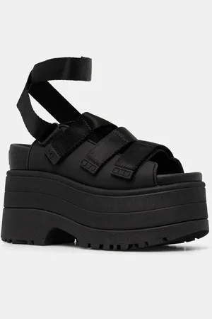 UGG Sandály Goldenrise dámské, barva, na podpatku, 1167431-BLK