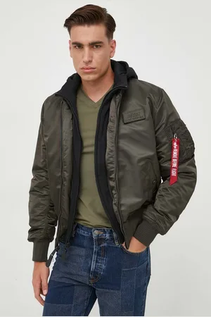 Alpha Industries Bomber bunda MA-1 D-Tec barva, zimní