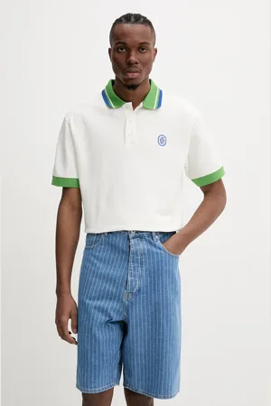 Drôle de Monsieur Bavlněné polo tričko Le Polo Pique Tresse barva, G-PL152-CO162-OW