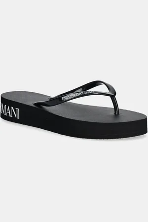 Emporio Armani Žabky dámské, barva, na platformě, XVQS09 XN118 00002