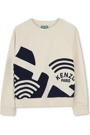 Kenzo Dětská bavlněná mikina barva, s potiskem, K61132