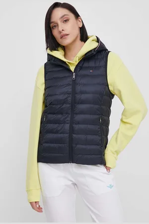 Tommy Hilfiger Vesta tmavomodrá barva, WW0WW42051