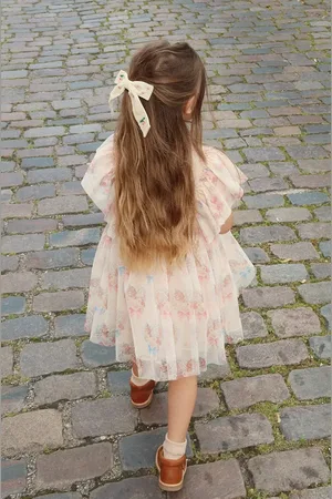 Konges Sløjd Dívčí šaty ADA FAIRY DRESS GRS barva, mini, KS103057