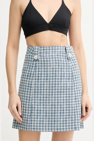 Paul Smith Sukně tmavomodrá barva, mini, pouzdrová, W2R.238SB.P31259