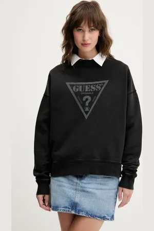 Guess Bavlněná mikina dámská, barva, s potiskem, W5GQ03 K68I4