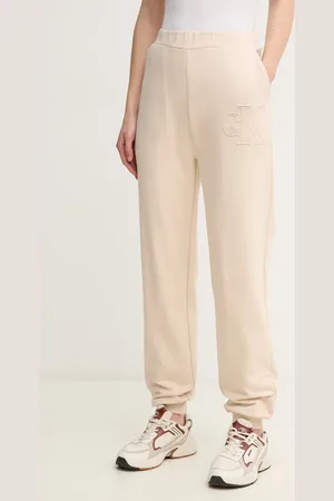 Calvin Klein Bavlněné tepláky barva, s aplikací, J20J225355