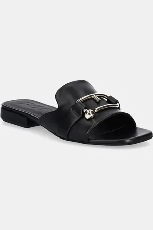 Furla Kožené pantofle Nuvola Mule dámské, barva, YJ36FNU X30000 O6000