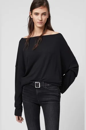 AllSaints Tričko s dlouhým rukávem barva
