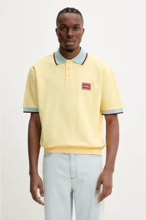 Drôle de Monsieur Bavlněné polo tričko Le Polo Pique barva, G-PL147-CO162-BAN