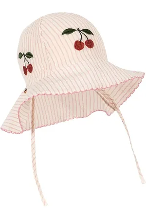Konges Sløjd Dětský klobouk ELLIE SUN HAT GOTS barva, bavlněný, KS103384