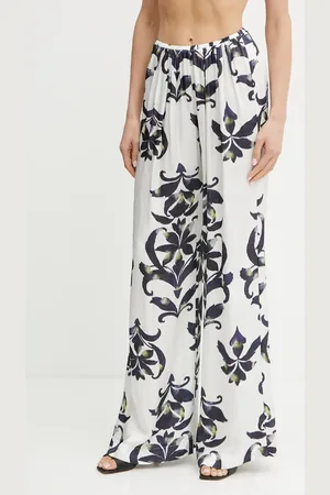 FORTE FORTE Kalhoty dámské, barva, široké, high waist, 13902 my pants