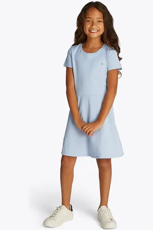 Tommy Hilfiger Dětské bavlněné šaty barva, mini, KG0KG08487