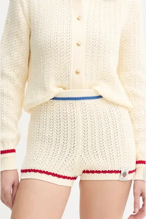 Bally Bavlněné šortky dámské, barva, hladké, high waist, WKN09P