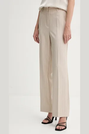 Bruuns Bazaar Kalhoty dámské, barva, široké, high waist, BBW4411
