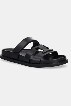 Tory Burch Kožené pantofle Ines Sport dámské, barva, 161636-006