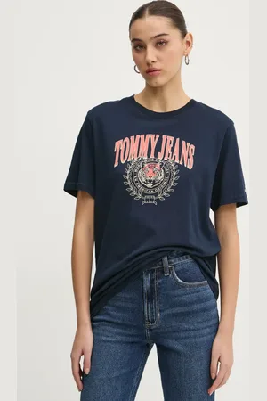 Tommy Hilfiger Bavlněné tričko tmavomodrá barva, DW0DW20212