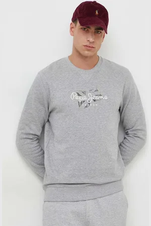 Pepe Jeans Bavlněná mikina Roswell pánská, barva, s potiskem, PM582571
