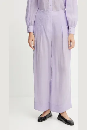 Patrizia Pepe Kalhoty dámské, barva, široké, high waist, 2P1668 A600