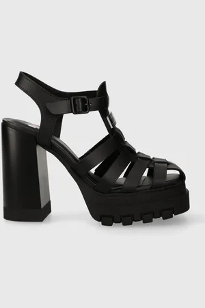 Tommy Hilfiger Kožené sandály TJW HEEL FISHERMAN SANDAL barva, EN0EN02458