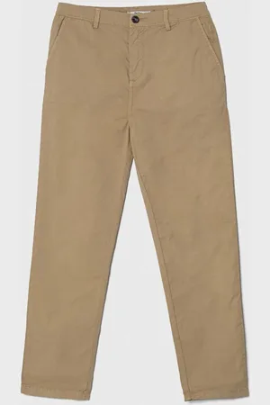 Pepe Jeans Dětské kalhoty THEODORE tmavomodrá barva, hladké
