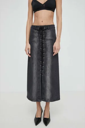Résumé Džínová sukně Résumé AntoniaRS Skirt barva, midi, áčková, 20891136
