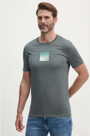 Calvin Klein Bavlněné tričko barva, s potiskem, J30J325686