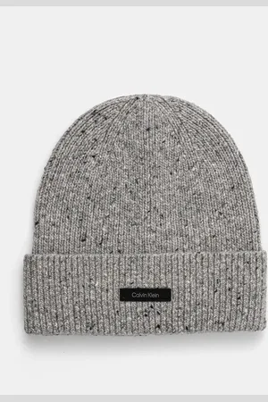 Calvin Klein Vlněná čepice barva, K50K512358