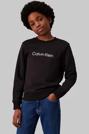 Calvin Klein Dětská bavlněná mikina barva, s potiskem, IU0IU00680