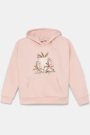 Guess Dětská mikina barva, s kapucí, s aplikací, J4BQ27 KCKF2